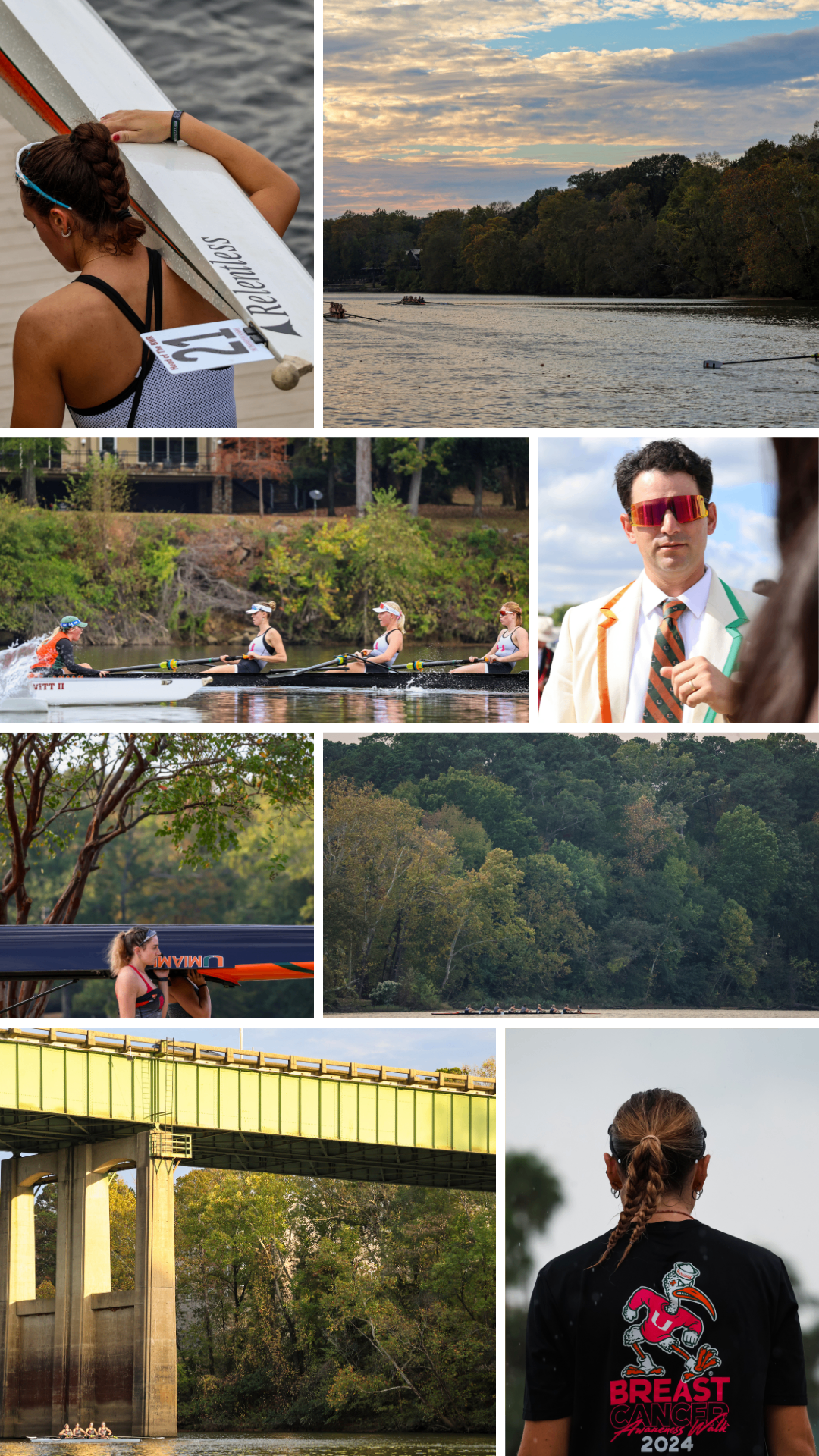University of Miami Rowing — race day and portrait highlights